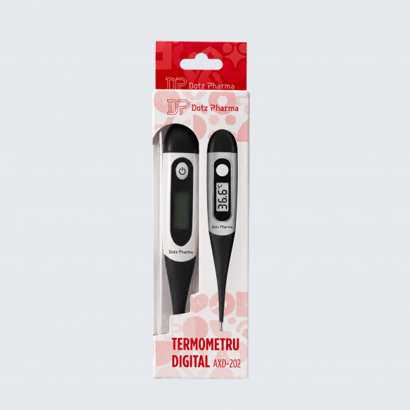 Termometru digital cu varf flexibil AXD-202, Dotz Pharma
