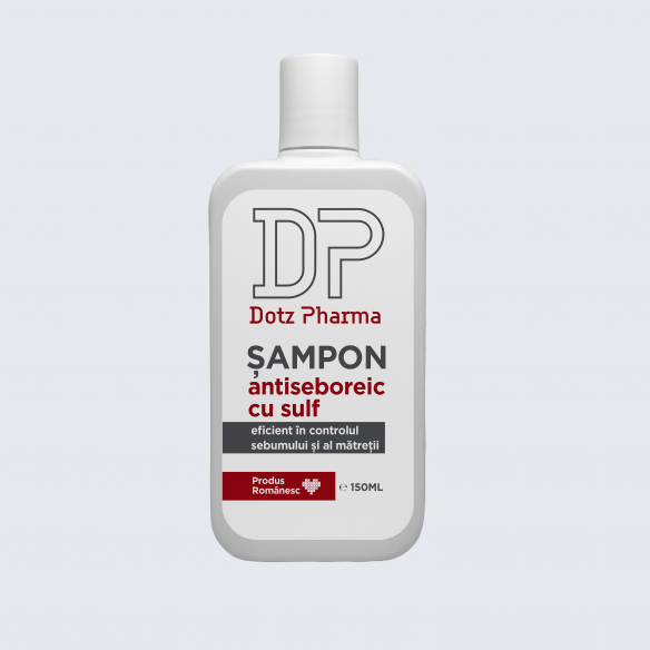Șampon antiseboreic cu sulf, 150 ml - Dotz Pharma