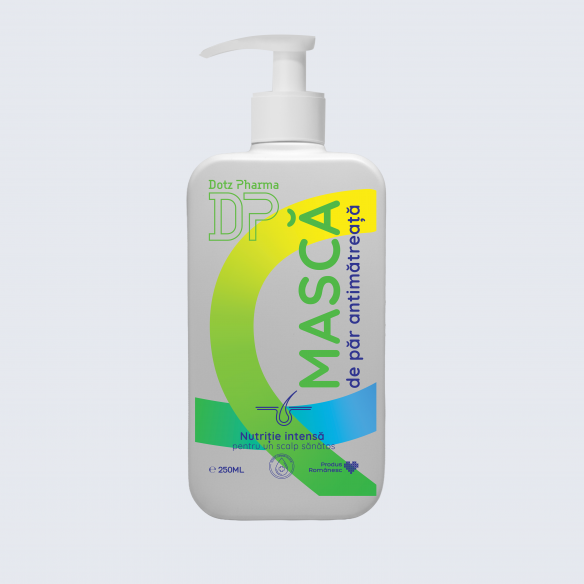 Mască de păr antimătreață, 250 ml - Dotz Pharma
